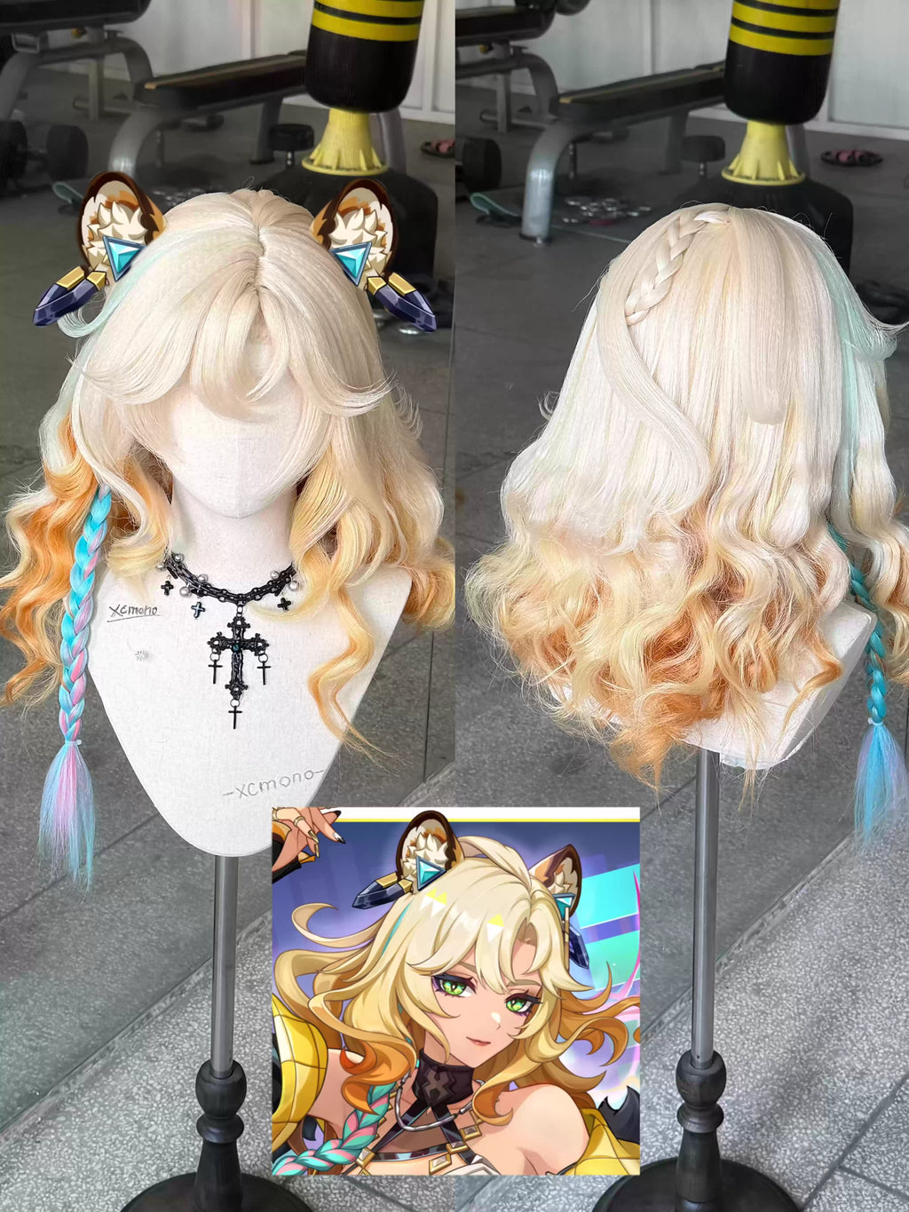 (Semi Hard Styling) Xilonen Genshin Impact Wig