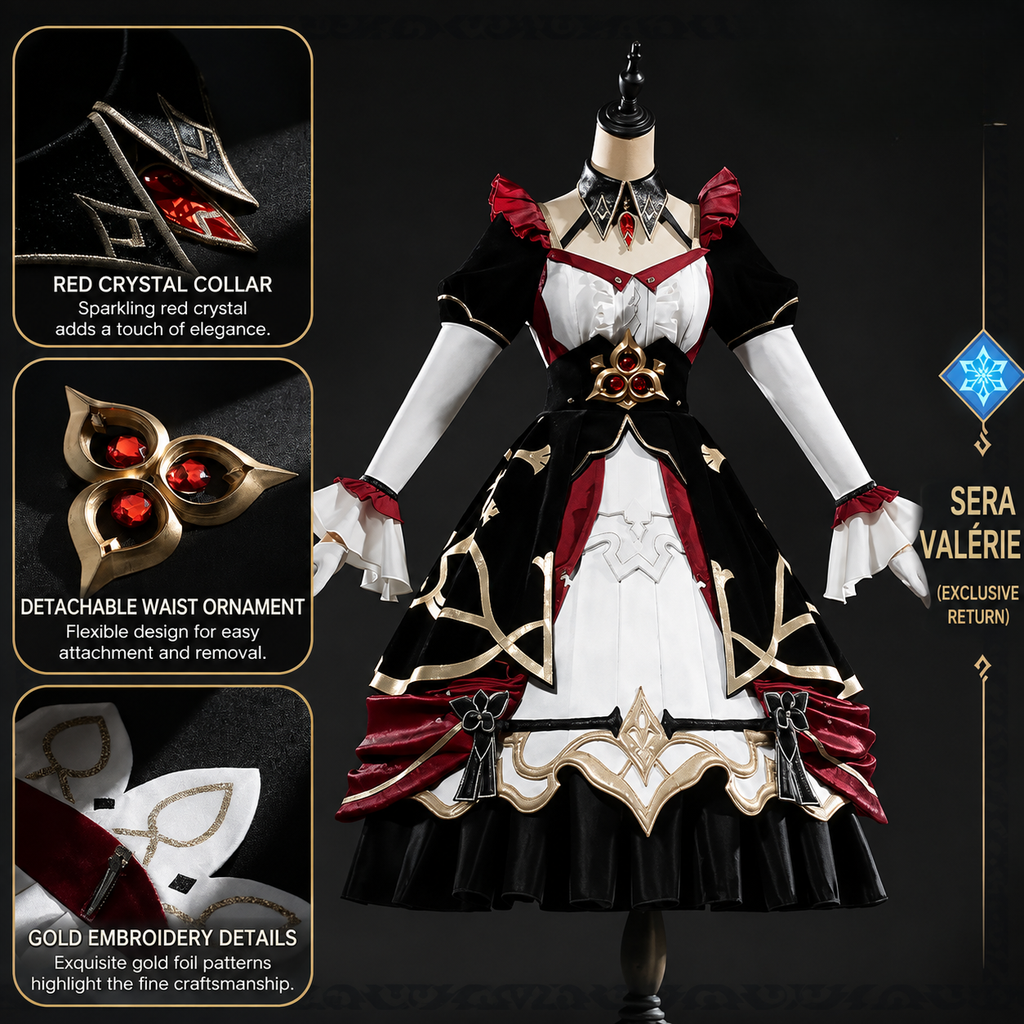 (J Series) Sandrone Fatui Harbringer Genshin Impact Cosplay Costume