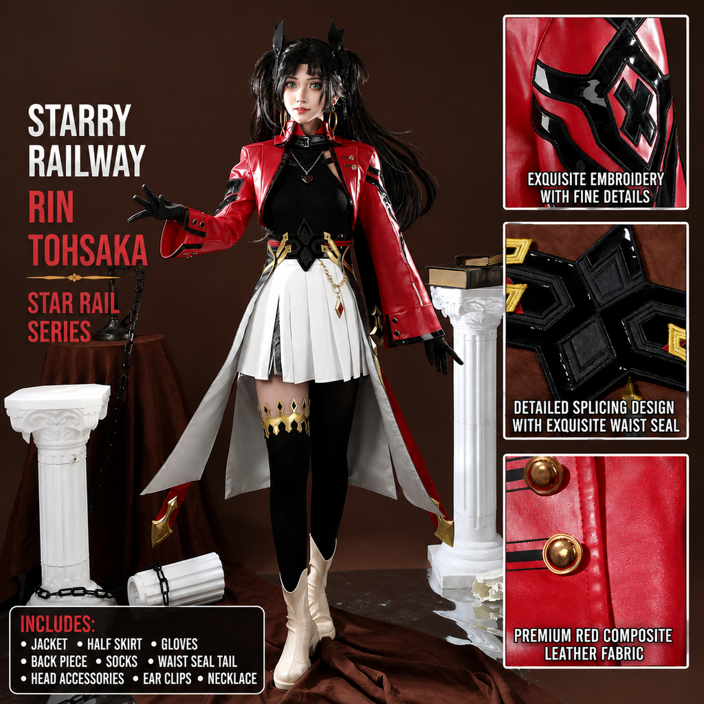 (L Series) Rin Tohsaka Honkai Star Rail Cosplay Costume