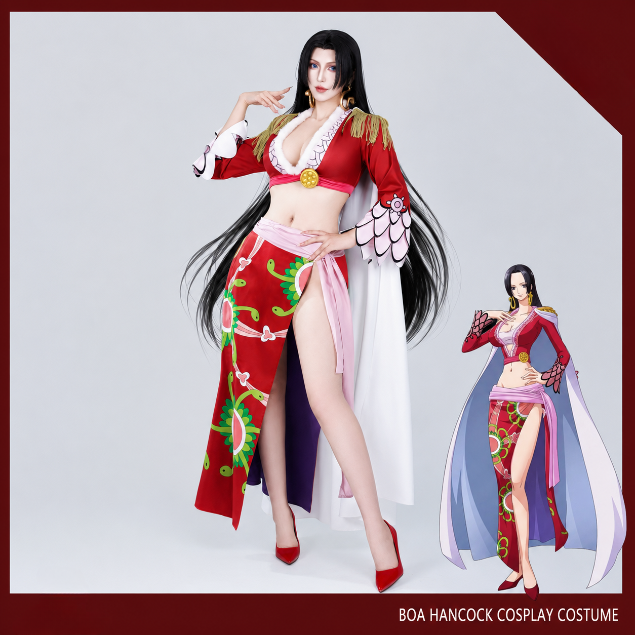 LA Boa Hancock One Piece Costume Set
