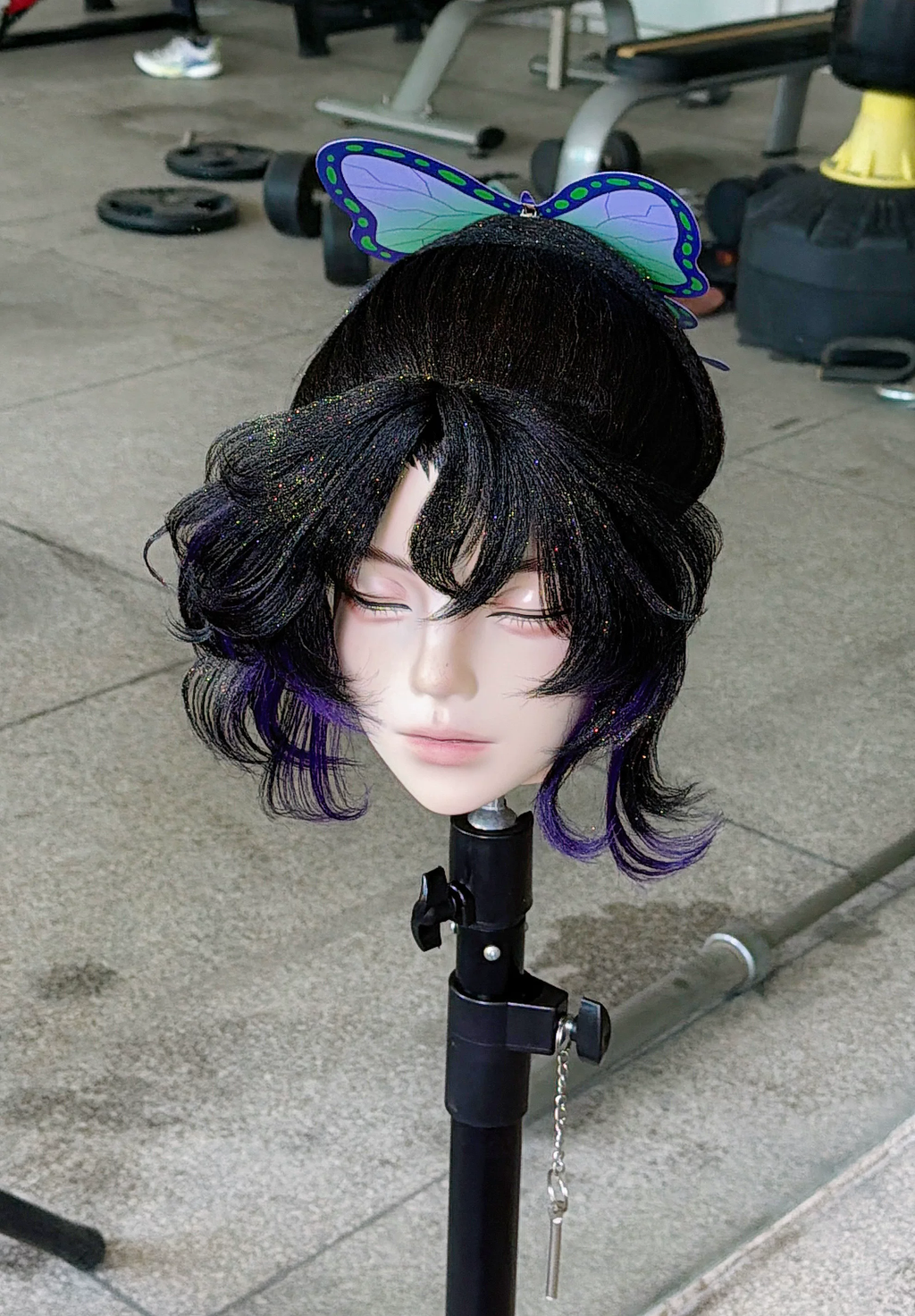 Semi Hard Styling Shinobu Kocho Demon Slayer Wig