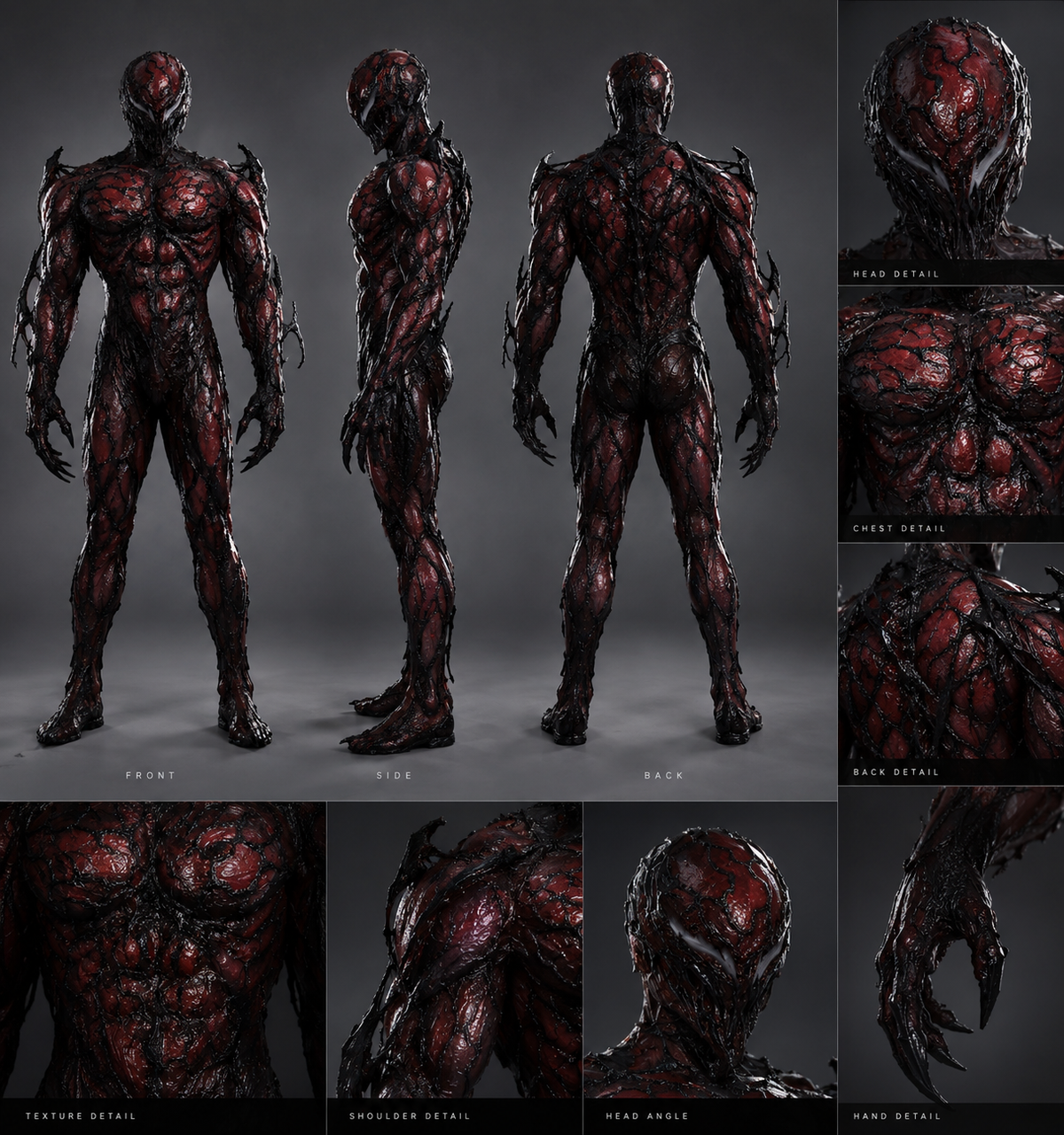 Carnage "Let There Be Carnage" Movie Cosplay Suit
