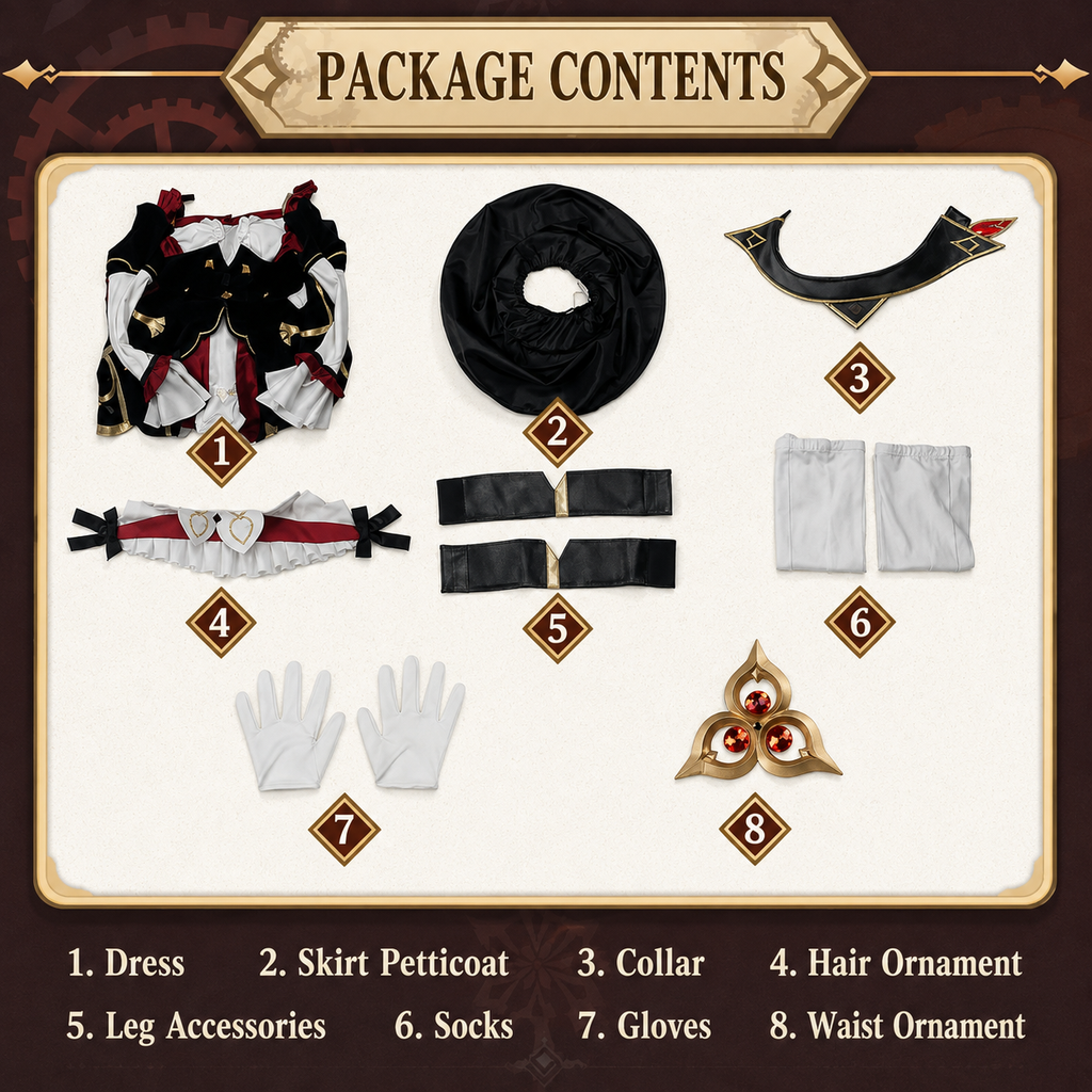 (J Series) Sandrone Fatui Harbringer Genshin Impact Cosplay Costume