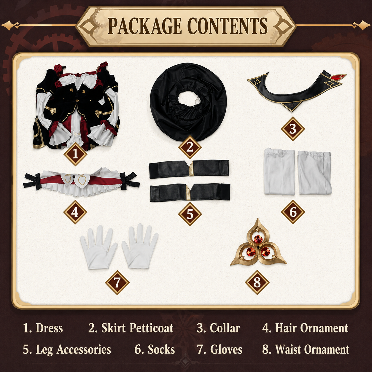 (J Series) Sandrone Fatui Harbringer Genshin Impact Cosplay Costume