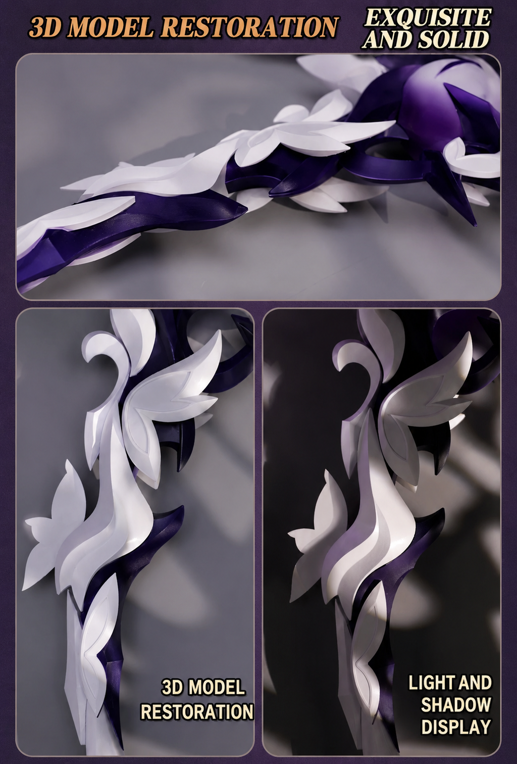 Castorice - Honkai Star Rail  Scythe Cosplay Prop