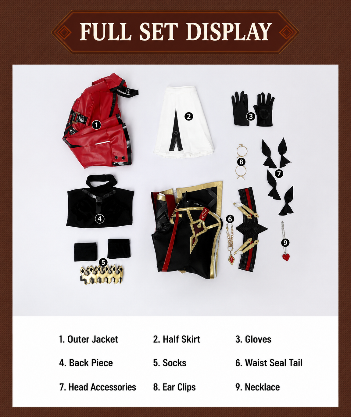 (L Series) Rin Tohsaka Honkai Star Rail Cosplay Costume