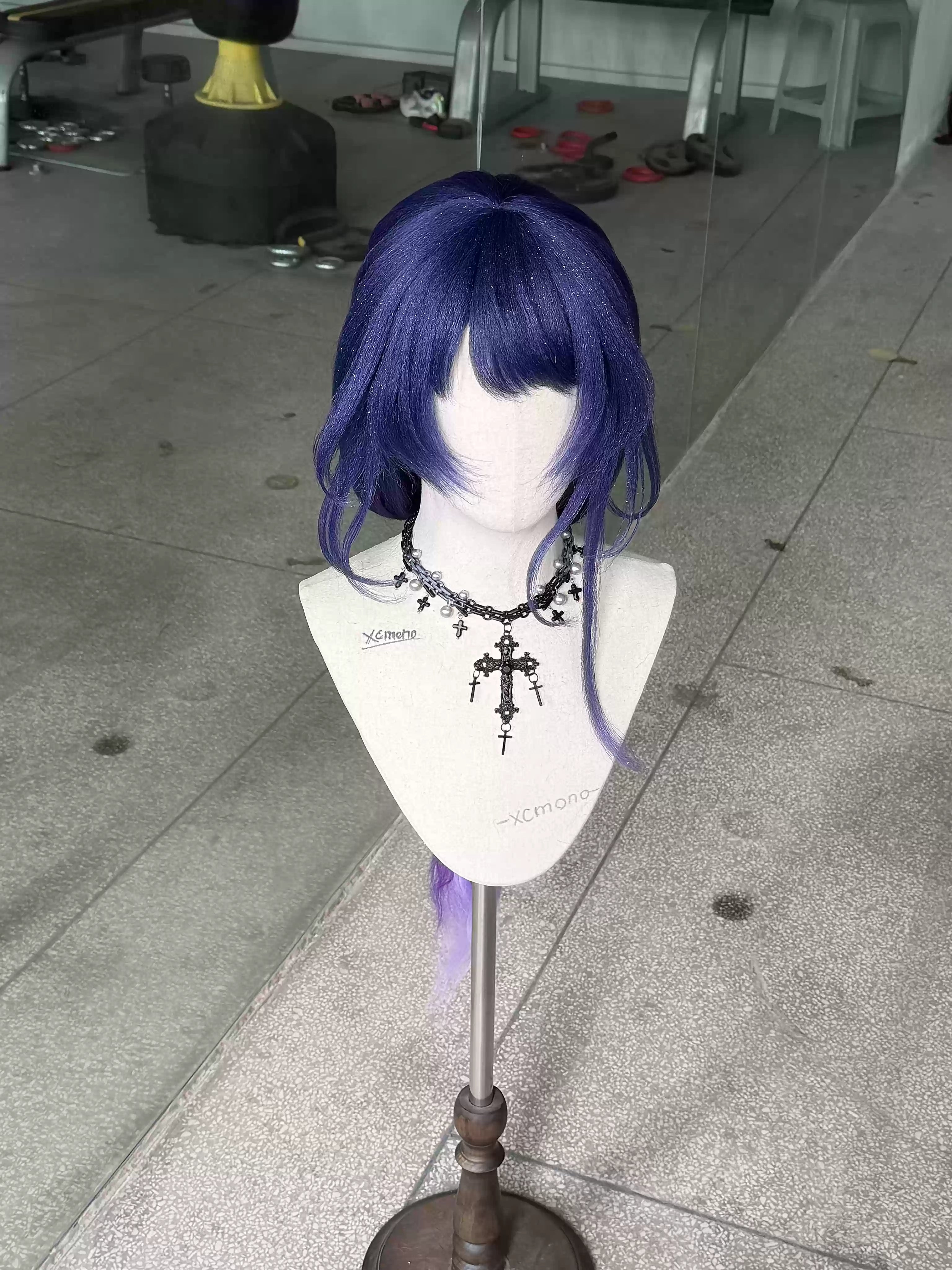 (Semi Hard Styling) Raiden Shogun Genshin Impact Wig Cosplay