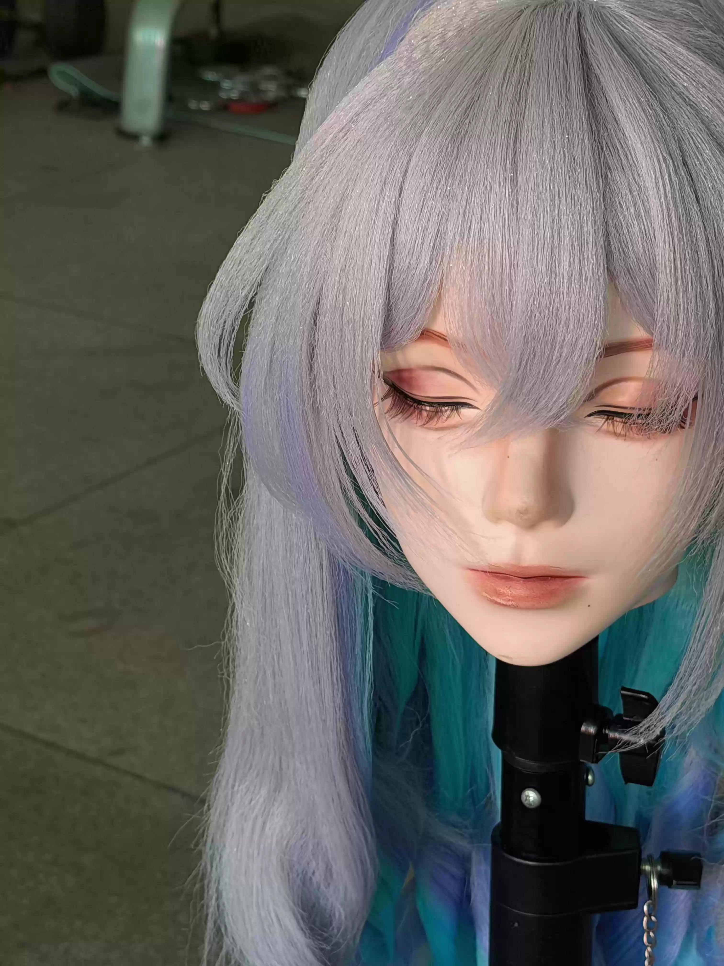 (Semi Hard Styling) Silverwolf lv999 Honkai Star Rail Wig