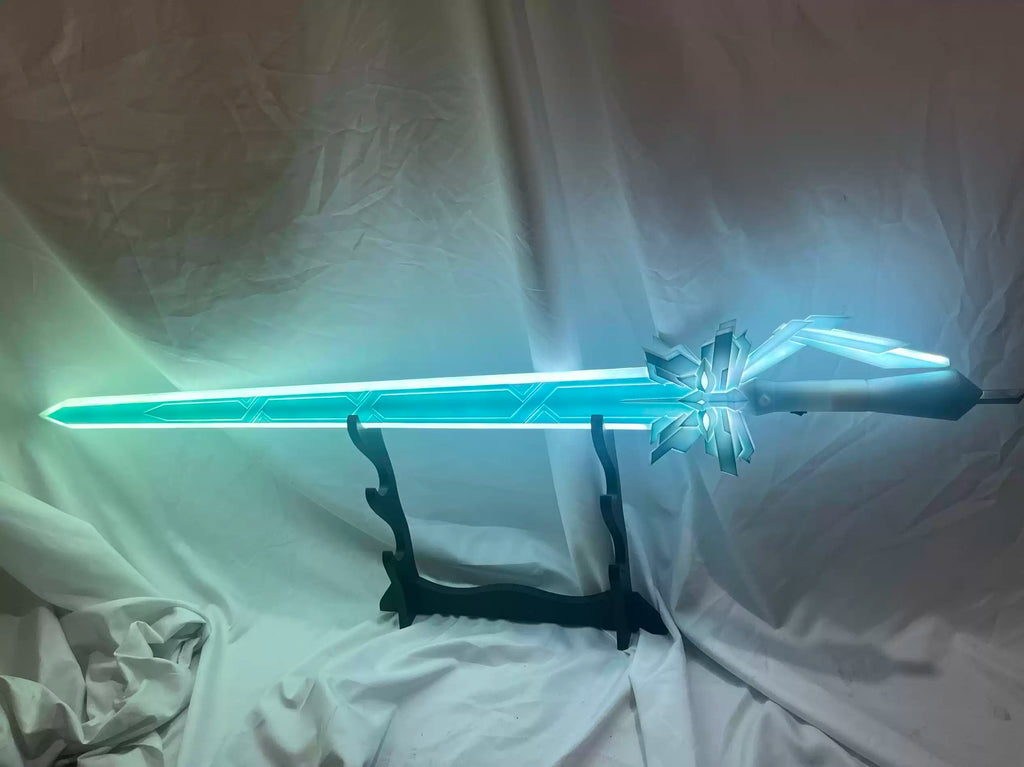 Genshin Impact Capitano Cosplay Sword – LED One-Handed Longsword Replica | High-Quality Weapon Prop