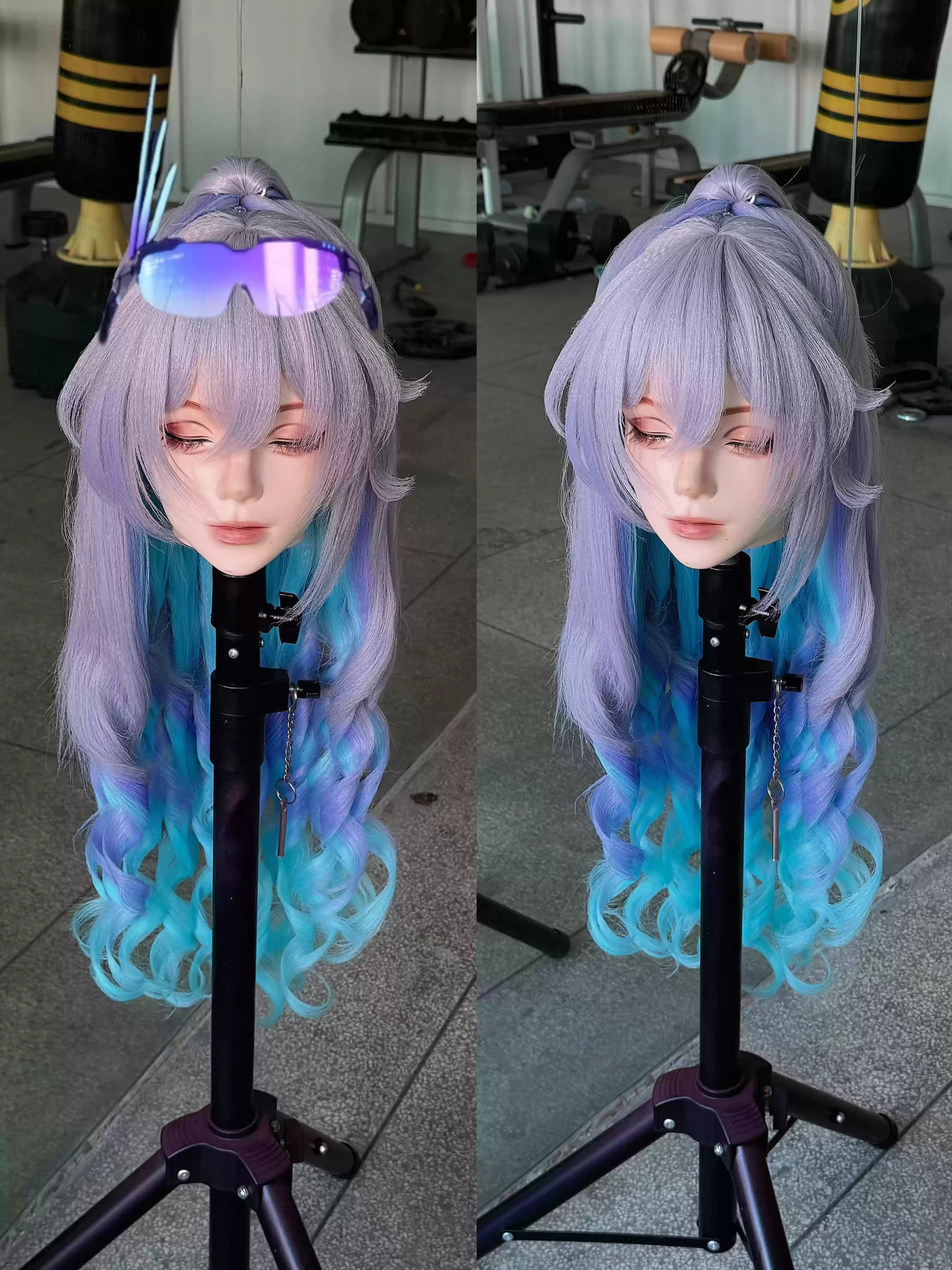 (Semi Hard Styling) Silverwolf lv999 Honkai Star Rail Wig