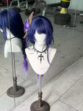 (Semi Hard Styling) Raiden Shogun Genshin Impact Wig Cosplay