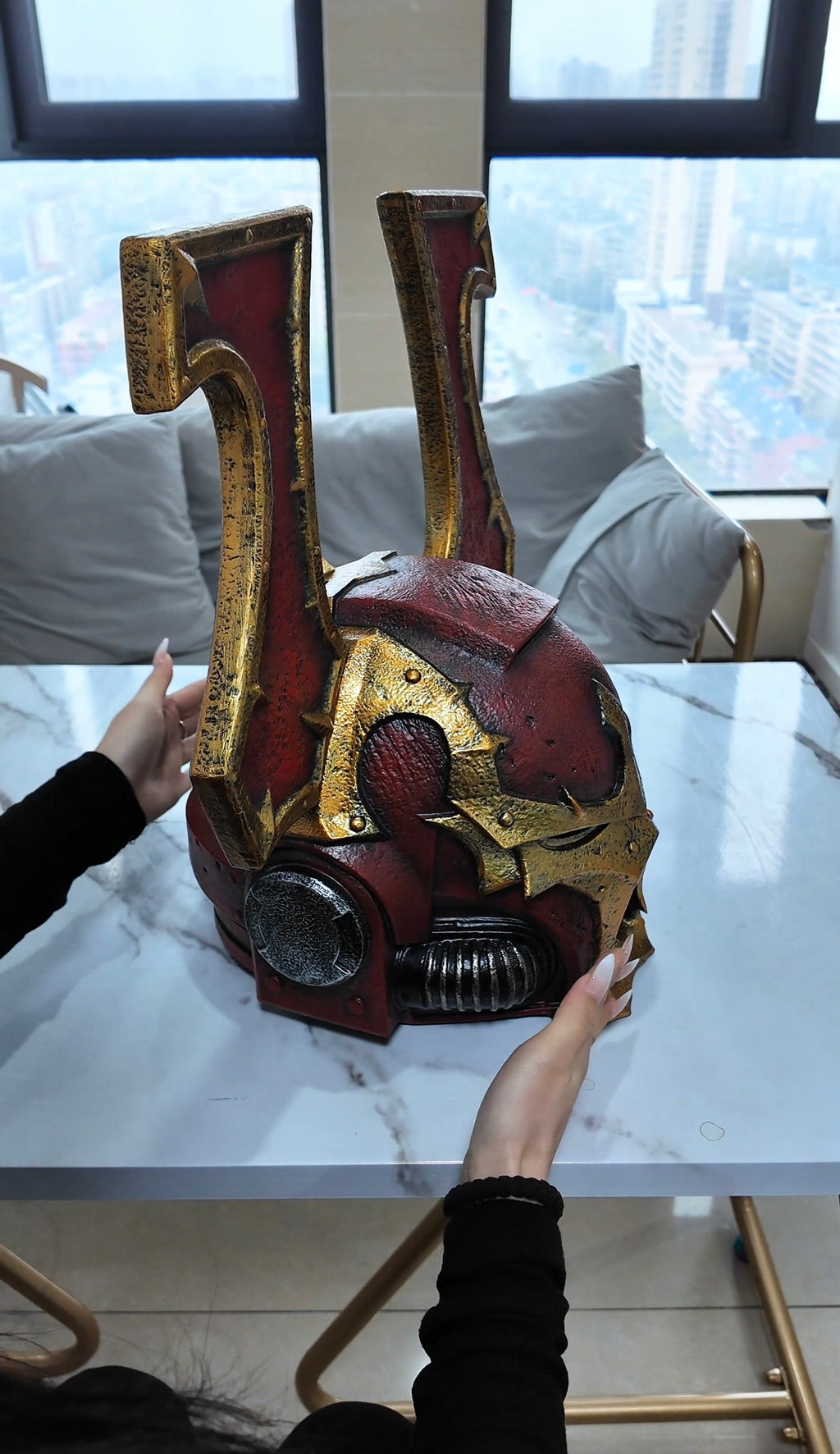 Khorne Berserker Warhammer 40K Cosplay Helmet
