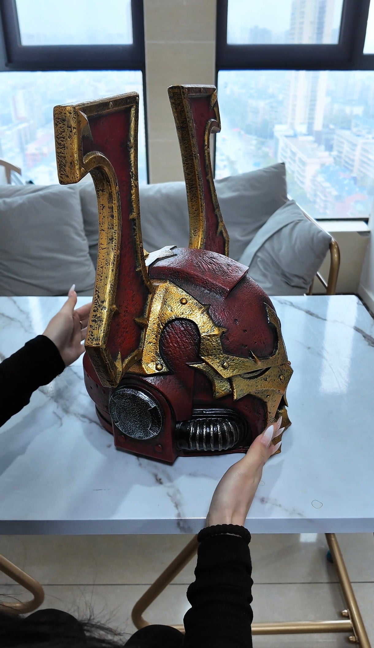 Khorne Berserker Warhammer 40K Cosplay Helmet