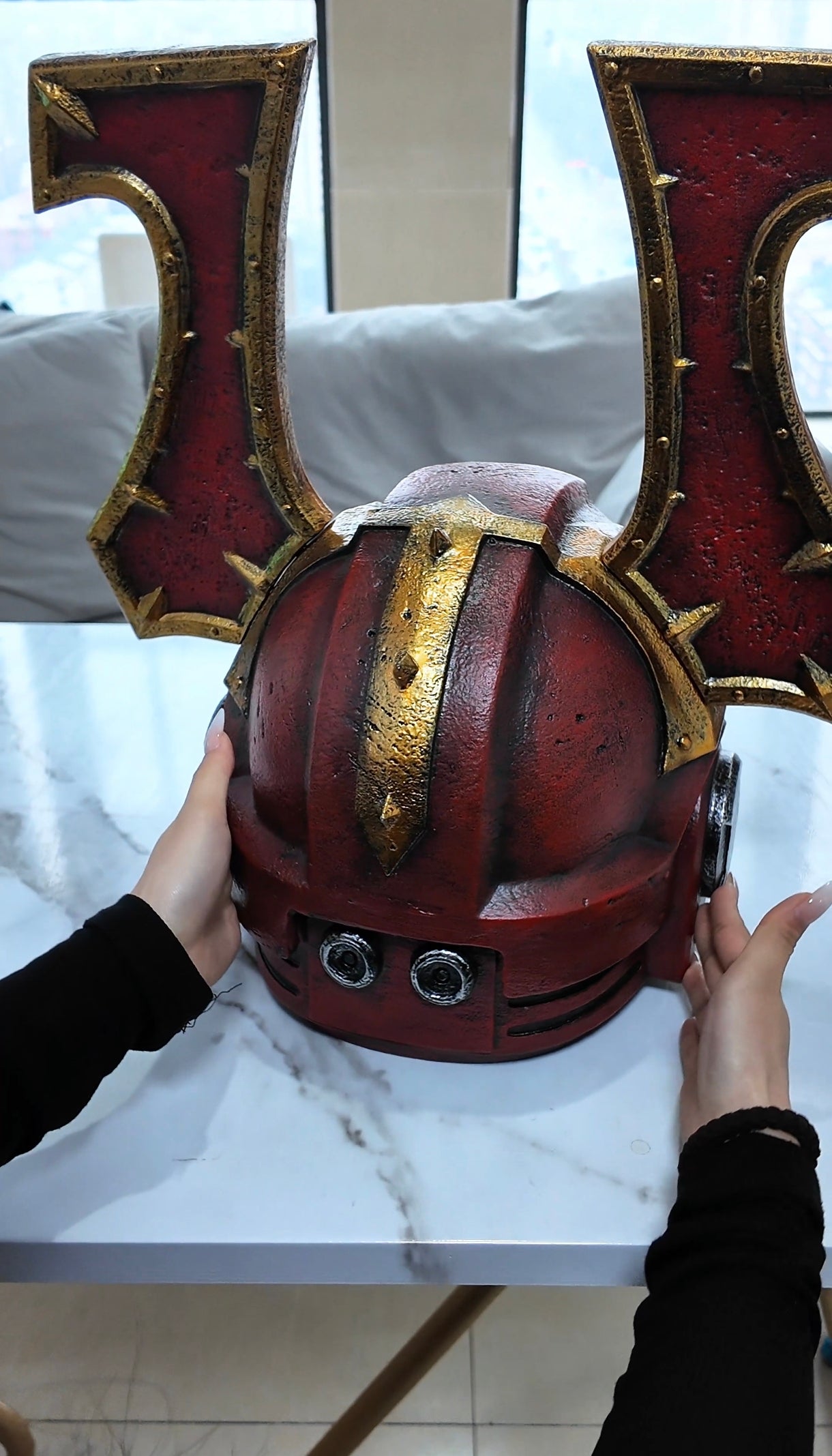 Khorne Berserker Warhammer 40K Cosplay Helmet