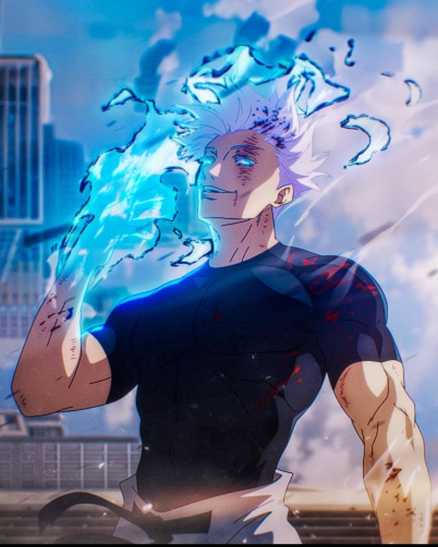 Final Battle Gojo Satoru Jujutsu Kaisen Cosplay Costume