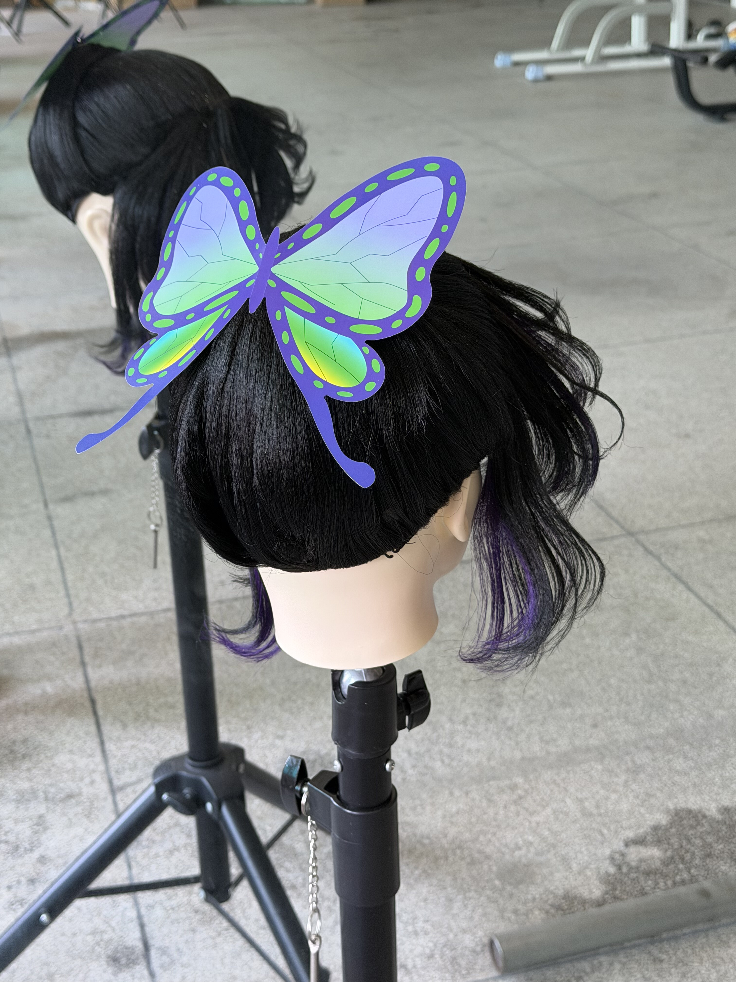 Semi Hard Styling Shinobu Kocho Demon Slayer Wig