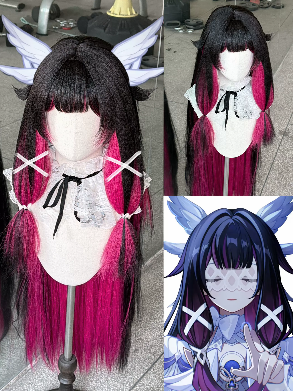 (Semi Hard Styling) Columbina Genshin Impact Wig