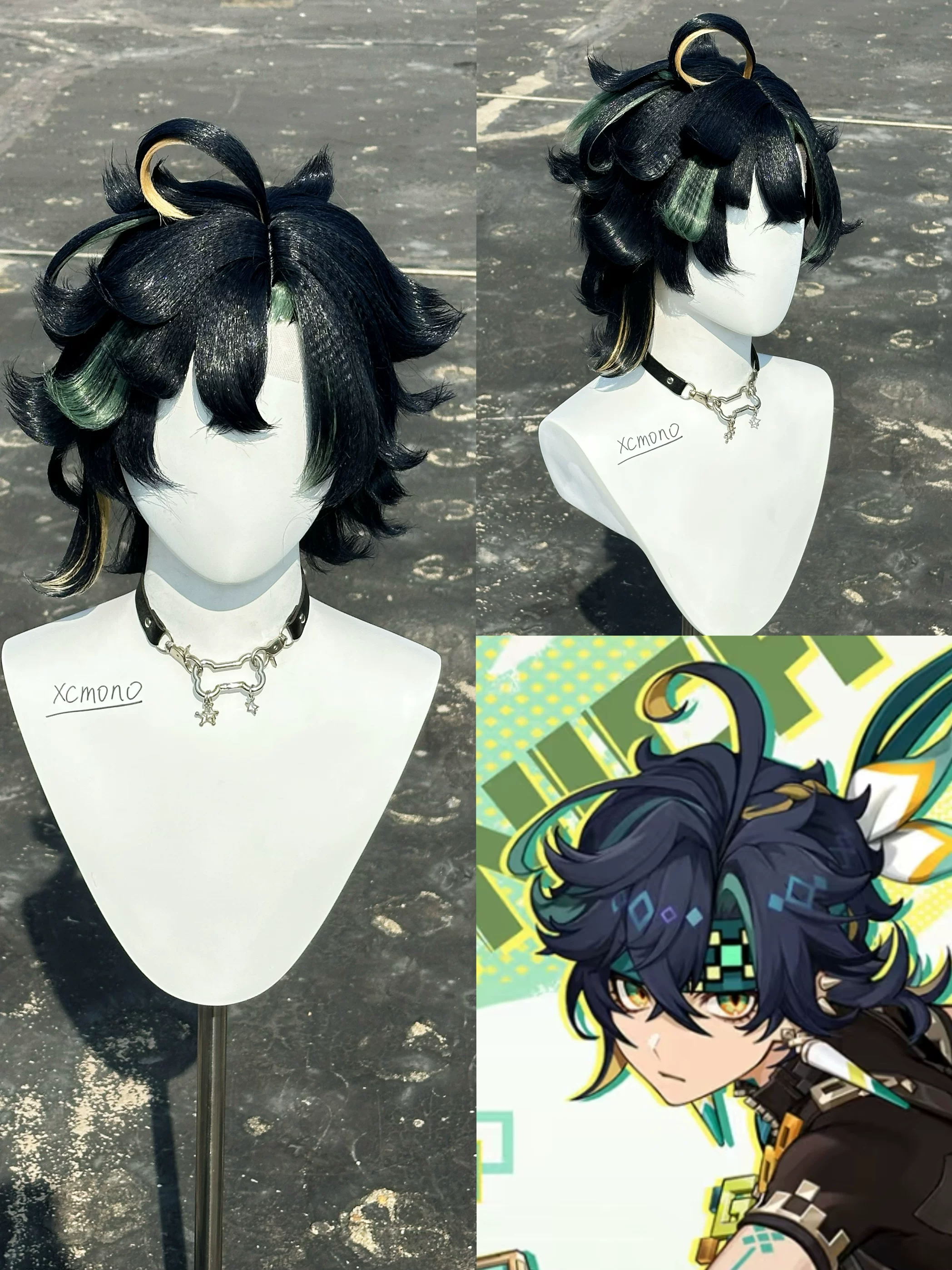 (Semi Hard Styling) Kinich Genshin Impact Wig